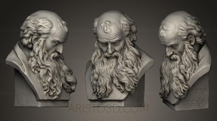 Busts and bas-reliefs of famous people (BUSTC_0477) 3D model for CNC machine
